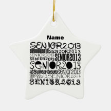 Senior 2013 - (Personalise) - Rearview Mirror Orna Christmas Tree Ornaments