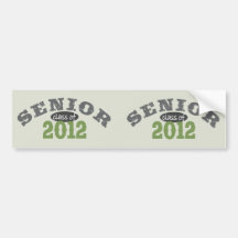 Senior Class of 2012 Bumper Stickers
