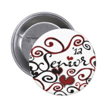 Senior Class of 2012 Whimsical Button