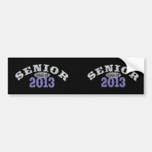 Senior Class of 2013 Bumper Sticker