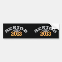 Senior Class of 2013 Bumper Sticker