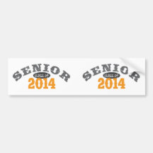 Senior Class of 2014 Bumper Sticker