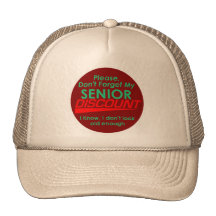 SENIOR DISCOUNT Hat