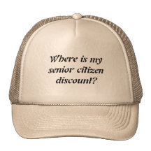 Senior Discount Hat