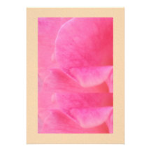 Sensual Pink  on Handcrafted Acrylic Texture V24 Personalized Invite
