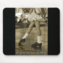 Sepia Dance As If No One Were Watching Mousepad