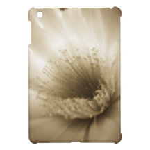 Sepia White Flower iPad Mini Cases