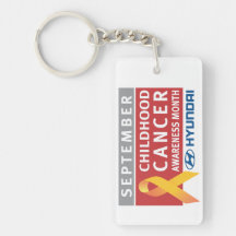 September Childhood Cancer Awareness Month Keychai