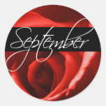 September Wedding And Event Envelope Seal stickers