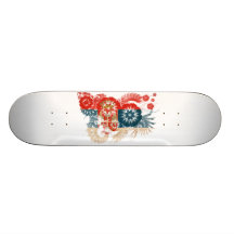 Serbia Flag Skateboards