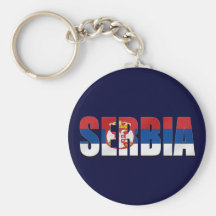 Serbia logo flag Srbija logo for soccer supporters Key Chains
