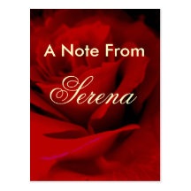 Serena Post Cards - Customized