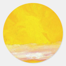 "Serenade"  CricketDiane Ocean Art Round Stickers
