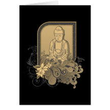 Serene Buddha Greeting Cards