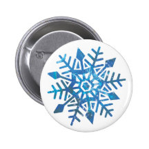 Serene Snowflake Buttons