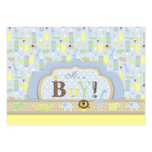 Serengeti Baby Reminder Notecard Business Cards