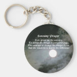 Serenity Prayer Full Moon Keychain