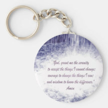 Serenity Prayer keychain