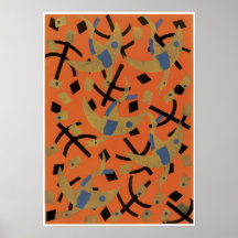 Serge Gladky Jazz Art Poster