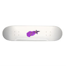 Serious Evil Purple Witch Custom Skate Board