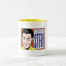 Seriously STFU, Man Coffee Mugs