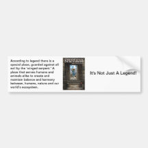 Serpentauria: Ark of Extinction - Book Cover Bumper Sticker