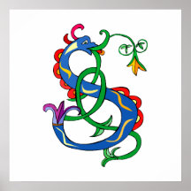 Sertanptine Dragon Posters