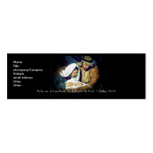Serve the Lord Business Card Template