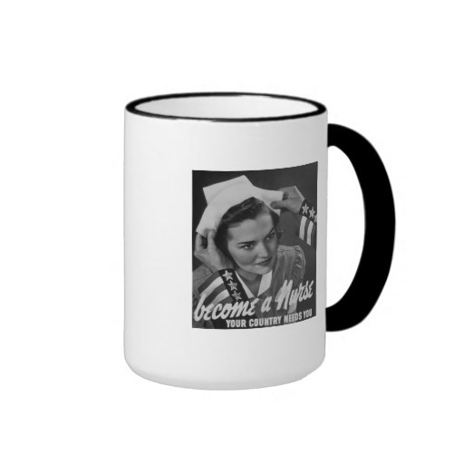 Serve Your Country Become a Nurse Mug