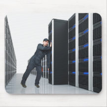 server and man mousepads