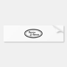 Service Spouse Logo Bumper Sticker