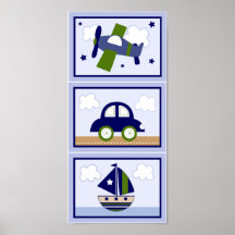 Set of 3 in 1 Cambridge/Transportation 5x7 prints