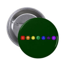 Seven Horizontal Chakras Pin