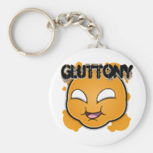 Seven Sins Faces - Gluttony Key Chain