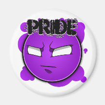 Seven Sins Faces - Pride Refrigerator Magnets