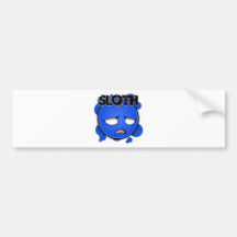 Seven Sins Faces - Sloth Bumper Sticker