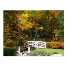 Seven Springs Fall Bridge Postcard