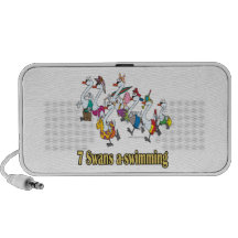 seven swans a-swimming seventh 7th day christmas speakers