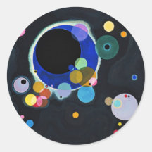 Several Circles Round Sticker