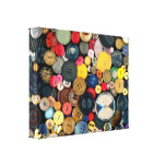 Sewing - Buttons - Bunch of Buttons Gallery Wrap Canvas