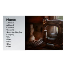 Sewing Machine - Leather - Saddle Sewer Business Card Templates