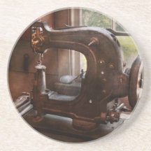 Sewing Machine - Leather - Saddle Sewer Coasters