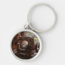 Sewing Machine - Leather - Saddle Sewer Keychains