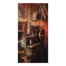 Sewing Machine - Sewing Machine for Saddle Making Photo Card