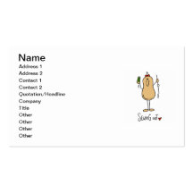 Sewing Nut T-shirts and Gifts Business Card Template