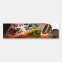 Sewing - Yarn - Threads of time Bumper Sticker