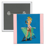 Sexy Vintage Ironing Pinup Woman