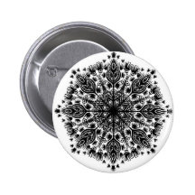 SF-Feather Pinback Button