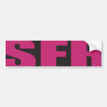 SFR GRL BUMPER STICKERS