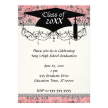shabby chic grey heart swirl damask on grunge pink custom announcements